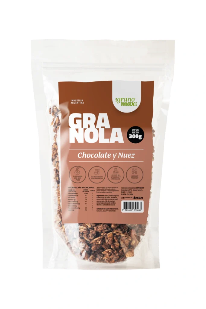 Granola Chocolate y Nuez x 300gr
