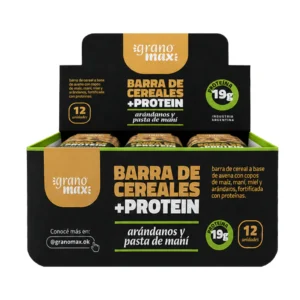 12 Barras PROTEIN+ Arándanos y Pasta de Maní x 40grs
