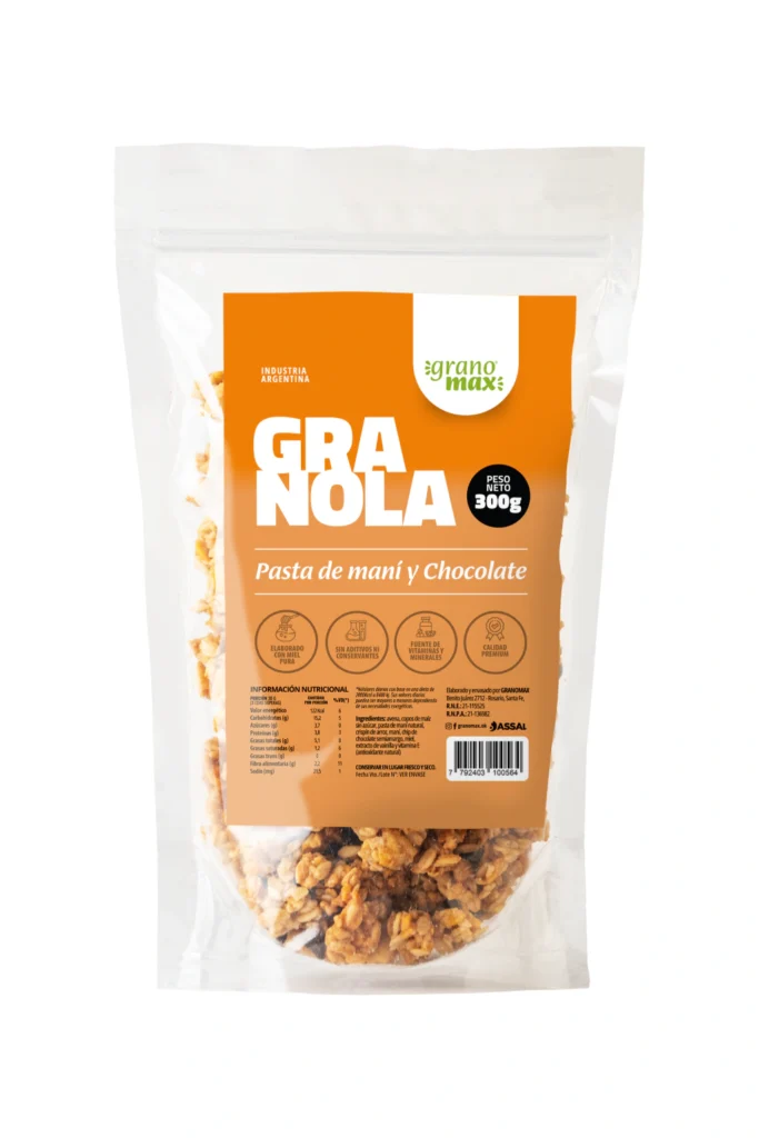 Granola Pasta de Maní y Chocolate x 300grs