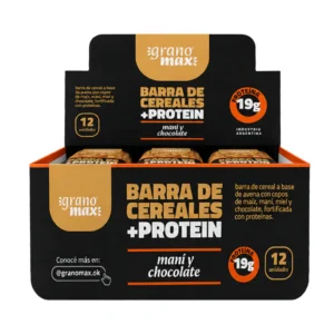 12 Barras PROTEIN+ Chocolate y Maní x 40grs