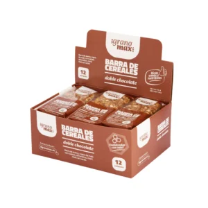 12 Barras de Cereal Doble Chocolate x 40grs