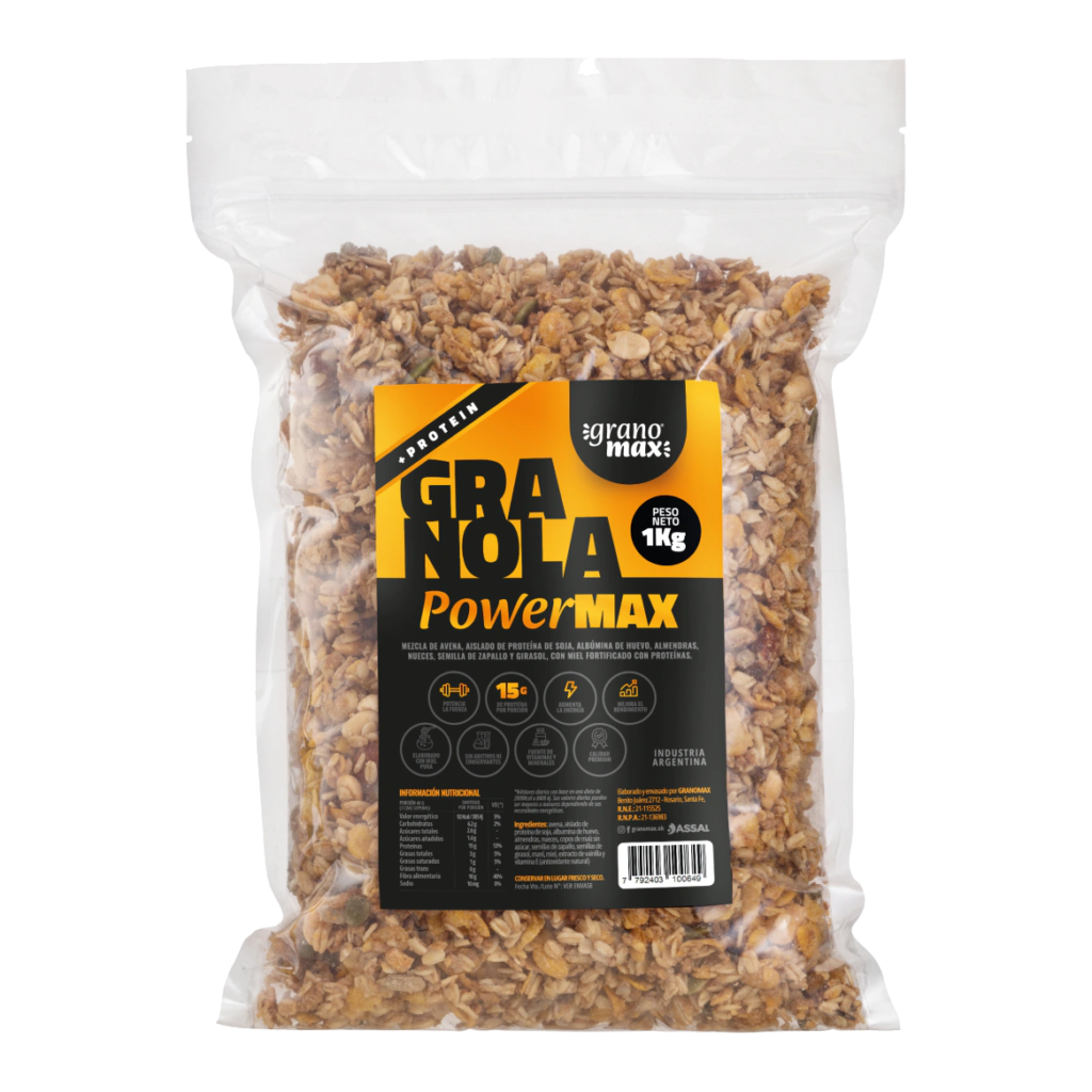 Granola PowerMAX PROTEICA x 1kg PROTEIN+
