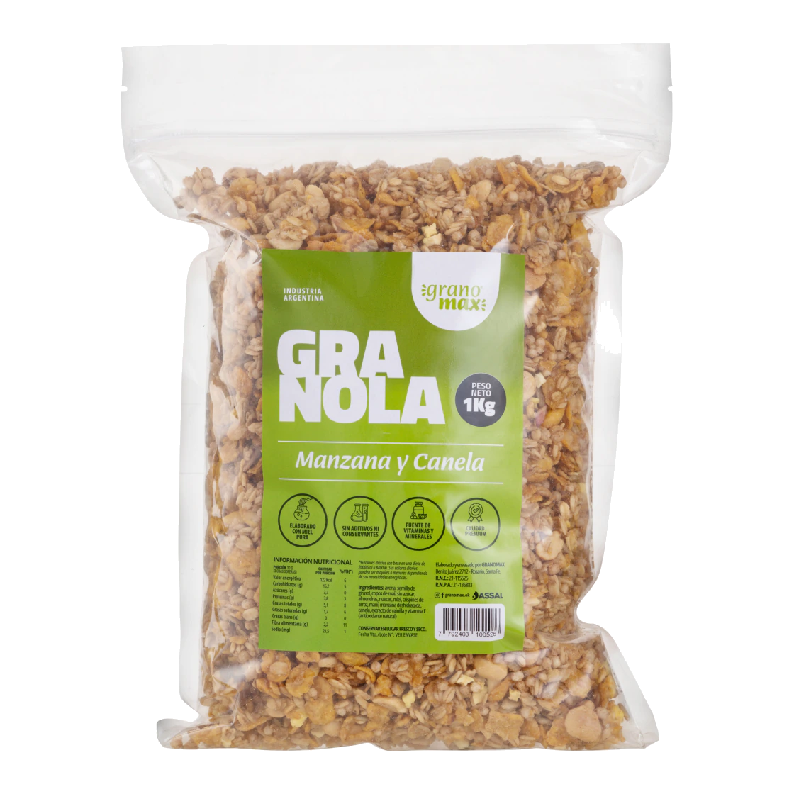 Granola Manzana & Canela x 1kg