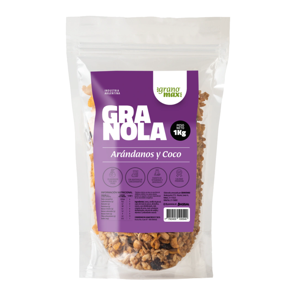 Granola Arándanos & Coco x 300gr