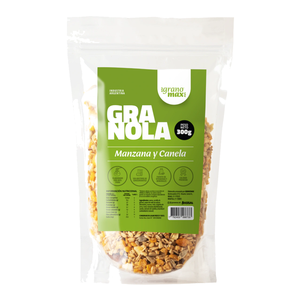 Granola Manzana & Canela x 300gr