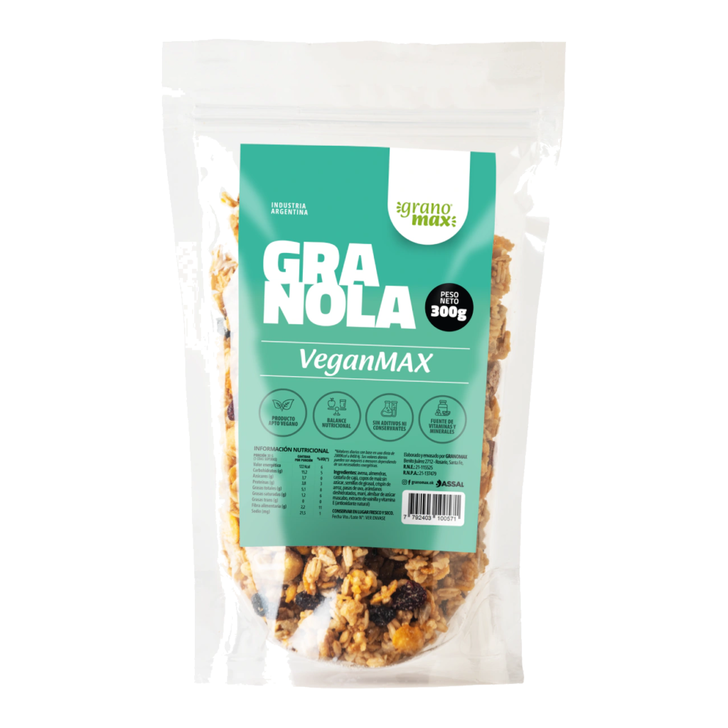 Granola VeganMAX x 300grs