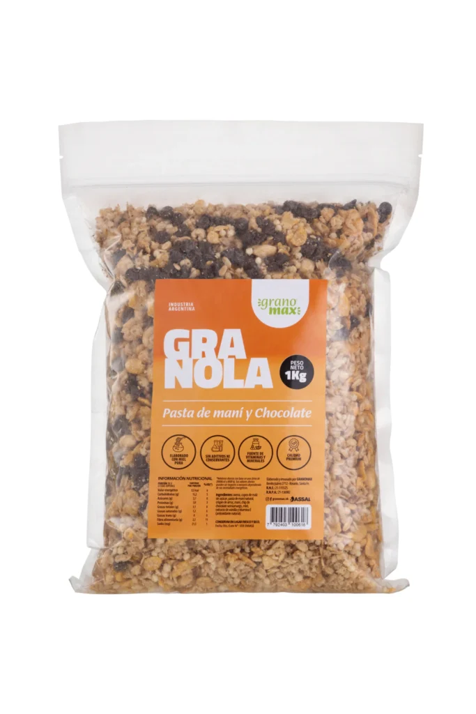 Granola Pasta de Maní y Chocolate x 1kg